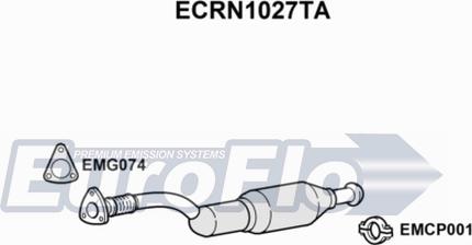 EuroFlo ECRN1027TA - Katalizators autodraugiem.lv