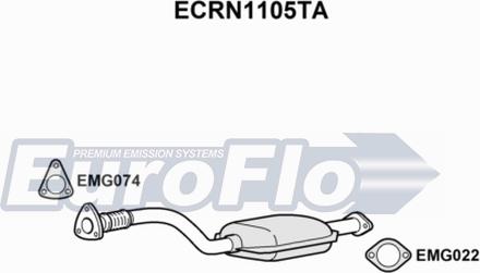 EuroFlo ECRN1105TA - Katalizators autodraugiem.lv