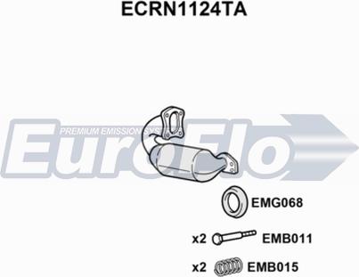 EuroFlo ECRN1124TA - Katalizators autodraugiem.lv