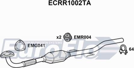 EuroFlo ECRR1002TA - Katalizators autodraugiem.lv