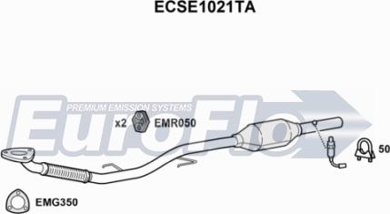 EuroFlo ECSE1021TA - Katalizators autodraugiem.lv
