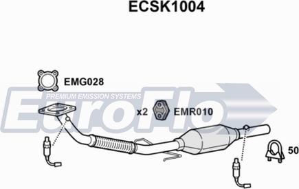 EuroFlo ECSK1004 - Katalizators autodraugiem.lv