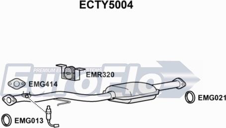 EuroFlo ECTY5004 - Katalizators autodraugiem.lv