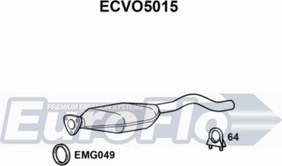 EuroFlo ECVO5015 - Katalizators autodraugiem.lv