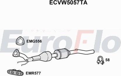 EuroFlo ECVW5057TA - Katalizators autodraugiem.lv