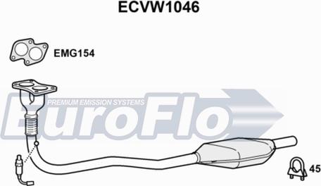 EuroFlo ECVW1046 - Katalizators autodraugiem.lv