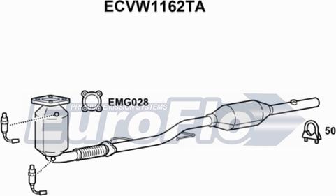 EuroFlo ECVW1162TA - Katalizators autodraugiem.lv