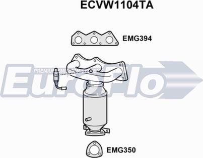 EuroFlo ECVW1104TA - Katalizators autodraugiem.lv