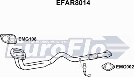 EuroFlo EFAR8014 - Izplūdes caurule autodraugiem.lv