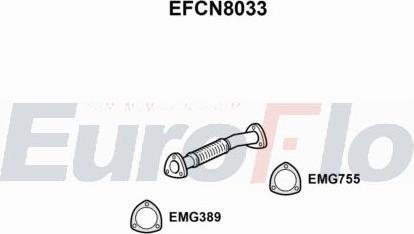 EuroFlo EFCN8033 - Izplūdes caurule autodraugiem.lv