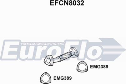 EuroFlo EFCN8032 - Izplūdes caurule autodraugiem.lv