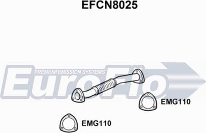 EuroFlo EFCN8025 - Izplūdes caurule autodraugiem.lv