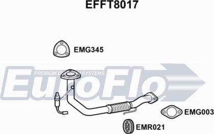 EuroFlo EFFT8017 - Izplūdes caurule autodraugiem.lv