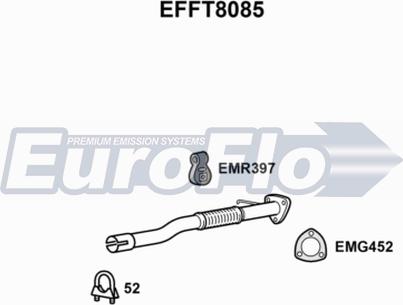 EuroFlo EFFT8085 - Izplūdes caurule autodraugiem.lv