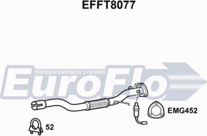 EuroFlo EFFT8077 - Izplūdes caurule autodraugiem.lv