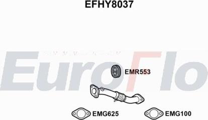 EuroFlo EFHY8037 - Izplūdes caurule autodraugiem.lv