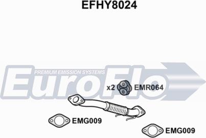 EuroFlo EFHY8024 - Izplūdes caurule autodraugiem.lv