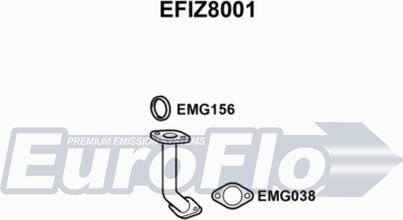 EuroFlo EFIZ8001 - Izplūdes caurule autodraugiem.lv