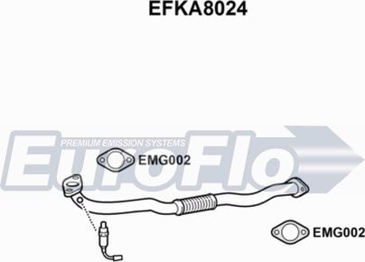EuroFlo EFKA8024 - Izplūdes caurule autodraugiem.lv