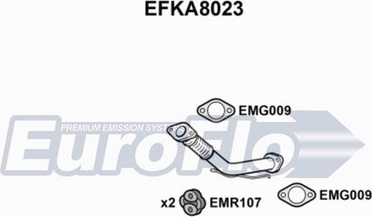 EuroFlo EFKA8023 - Izplūdes caurule autodraugiem.lv