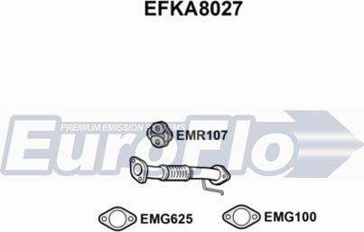 EuroFlo EFKA8027 - Izplūdes caurule autodraugiem.lv