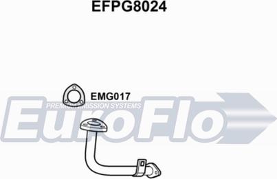 EuroFlo EFPG8024 - Izplūdes caurule autodraugiem.lv
