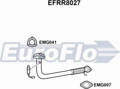 EuroFlo EFRR8027 - Izplūdes caurule autodraugiem.lv