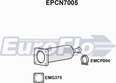 EuroFlo EPCN7005 - Nosēdumu / Daļiņu filtrs, Izplūdes gāzu sistēma autodraugiem.lv
