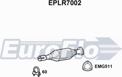 EuroFlo EPLR7002 - Nosēdumu / Daļiņu filtrs, Izplūdes gāzu sistēma autodraugiem.lv