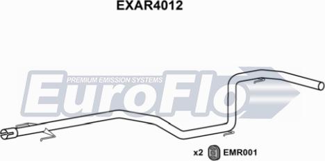 EuroFlo EXAR4012 - Izplūdes caurule autodraugiem.lv