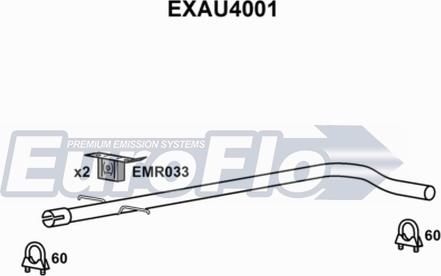 EuroFlo EXAU4001 - Izplūdes caurule autodraugiem.lv