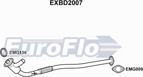EuroFlo EXBD2007 - Izplūdes caurule autodraugiem.lv