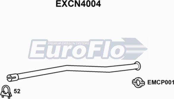 EuroFlo EXCN4004 - Izplūdes caurule autodraugiem.lv