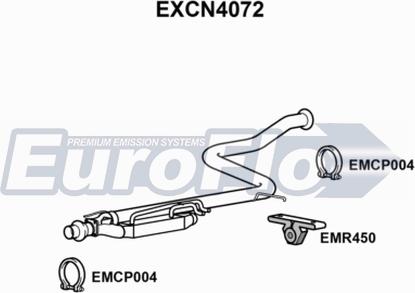 EuroFlo EXCN4072 - Izplūdes caurule autodraugiem.lv