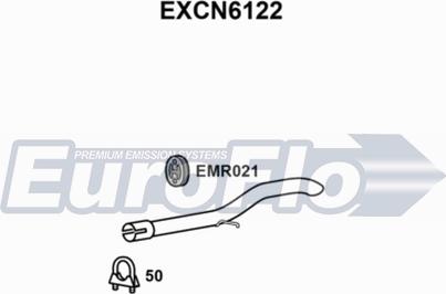 EuroFlo EXCN6122 - Izplūdes caurules uzgalis autodraugiem.lv