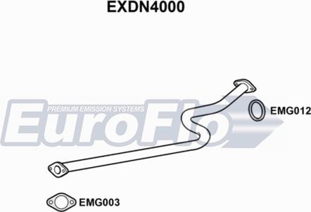 EuroFlo EXDN4000 - Izplūdes caurule autodraugiem.lv