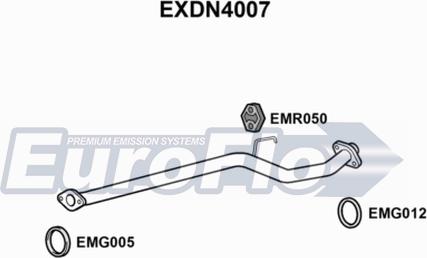 EuroFlo EXDN4007 - Izplūdes caurule autodraugiem.lv
