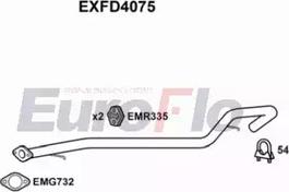 EuroFlo EXFD4075 - Izplūdes caurule autodraugiem.lv