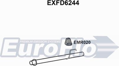 EuroFlo EXFD6244 - Izplūdes caurules uzgalis autodraugiem.lv