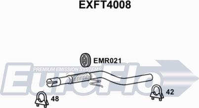 EuroFlo EXFT4008 - Izplūdes caurule autodraugiem.lv