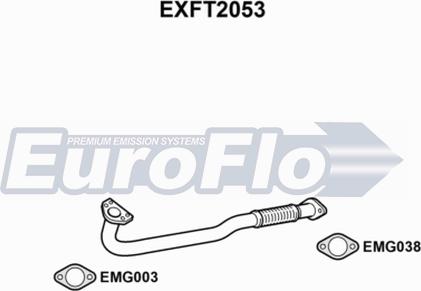 EuroFlo EXFT2053 - Izplūdes caurule autodraugiem.lv
