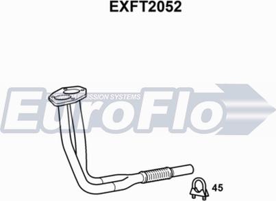 EuroFlo EXFT2052 - Izplūdes caurule autodraugiem.lv