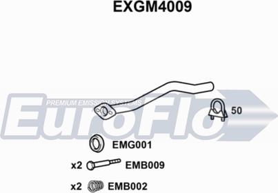 EuroFlo EXGM4009 - Izplūdes caurule autodraugiem.lv