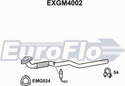 EuroFlo EXGM4002 - Izplūdes caurule autodraugiem.lv