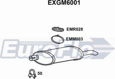 EuroFlo EXGM6001 - Izplūdes gāzu trokšņa slāpētājs (pēdējais) autodraugiem.lv