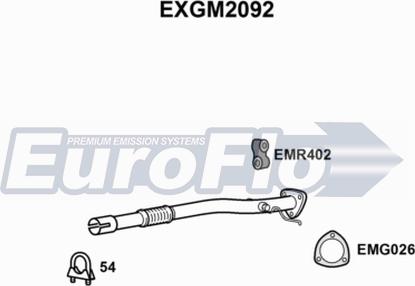 EuroFlo EXGM2092 - Izplūdes caurule autodraugiem.lv