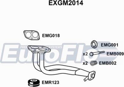 EuroFlo EXGM2014 - Izplūdes caurule autodraugiem.lv