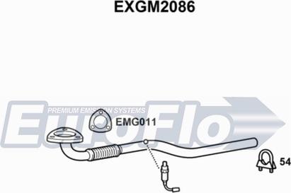 EuroFlo EXGM2086 - Izplūdes caurule autodraugiem.lv