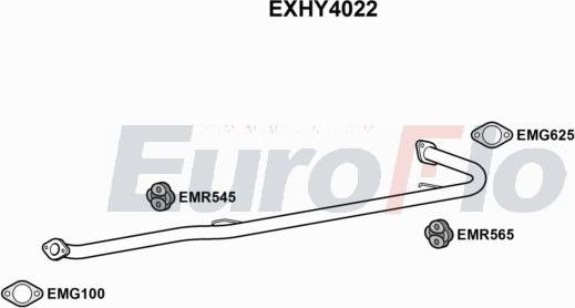 EuroFlo EXHY4022 - Izplūdes caurule autodraugiem.lv