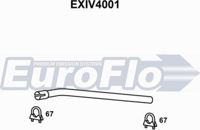 EuroFlo EXIV4001 - Izplūdes caurule autodraugiem.lv